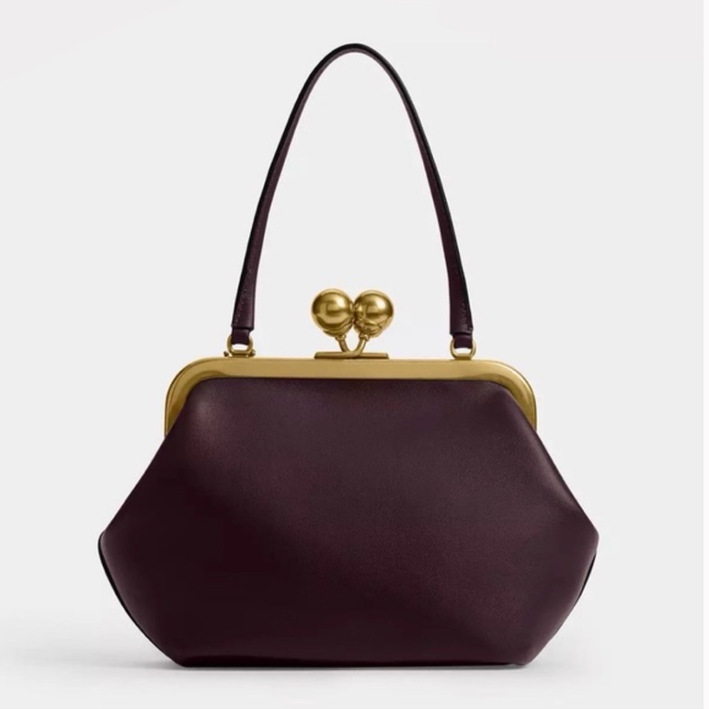 COACH • KISSLOCK 16 • BLACK CURRANT • NWT